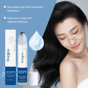 Fast Hair Growth Serum Nourish Hair Follicle Massage Scalp Care Essential Oil Roller Improve Dry Frizzy Hair Smoothing Essence